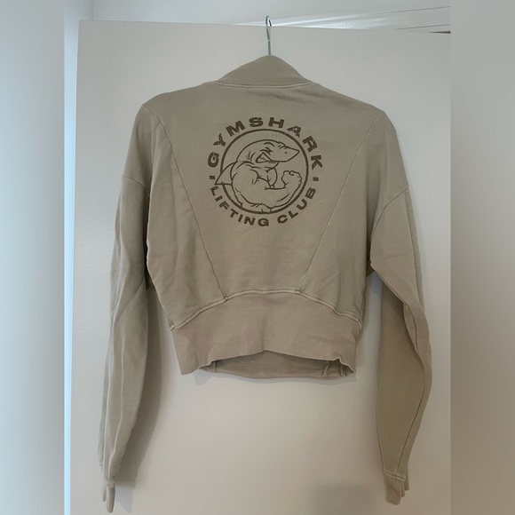 Gymshark Legacy Washed Sweatshirt | Pebble Grey - Picture 6 of 6